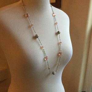Chiaroscuro Designs Silver & Crystal Necklace